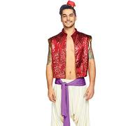 Leg Avenue 8684405101 3 Pc Desert Prince Costume Aladdin, Disney Princess, Multi, S/M