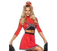 Leg Avenue 86895 00305 Halloween Women's Costumes, Solid, Red, S-M