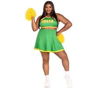 Leg Avenue 87000x 12609 Halloween Costume, Women, Solid, Green, 3X-4X