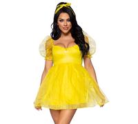 Leg Avenue 87105-17625 87105 17625 Costume, Plain, Yellow, XS