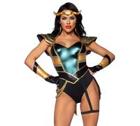 Leg Avenue 87115-13501 87115 13501 Costume, Women, Jacquard Green Gold, S