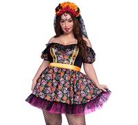 Leg Avenue 87153X-10109 87153x 10109 Carnival Costume, Theme Party, Women, Multi-Coloured, 3X/4X (Taglia Italiana 50/52)