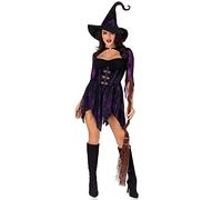 Leg Avenue 87156 03901 Costume, Black, Purple, S