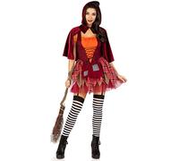 Leg Avenue 87175 10101 2 Pc Salem Sweetie Witch Costume With Cape, Women, Multicolour, S