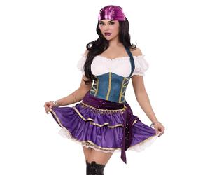 Leg Avenue 87260 10101 2 Pc Tarot Card Temptress Costume, Multicolor, S
