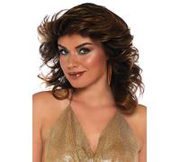 Leg Avenue A2830 - Farrah Feathered Wig, One Size (Brown)