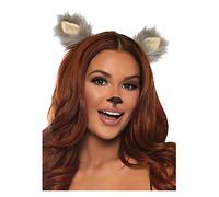 Leg Avenue A2842-2Pc Furry Ear Clips, One Size (Grey)