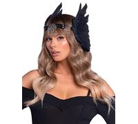 Leg Avenue A2914 00122 Goddess Headbands and hairclips, Women, Black, O/S