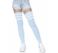 Leg Avenue Athlete Over The Knee Socks, O/S (Light Blue)
