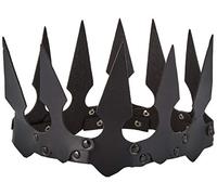 Leg Avenue Black Faux Leather Spiked Crown