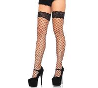 Leg Avenue Black Fence Net Stockings
