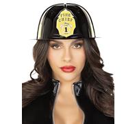 Leg Avenue Black Fireman Hat