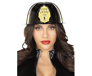 Leg Avenue Black Fireman Hat
