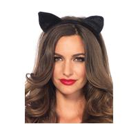Leg Avenue Black Velvet Cat Ears