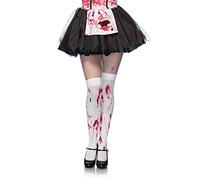 Leg Avenue Bloody Zombie Costume Thigh High Adult Hosiery