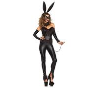 Leg Avenue Bondage Bunny Costume (Large, Black)