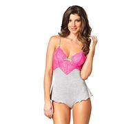 Leg Avenue Brushed Jersey Lounge Teddy, Medium