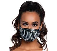 Leg Avenue Coco 3D Coco Rhinestone Face Mask, One Size