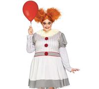 Leg Avenue - Creepy Clown, Multicolor, 3X-4X (UK 24-28)