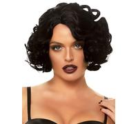 Leg Avenue Curly Bob Wig, Black