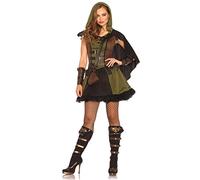 Leg Avenue Darling Robin Hood Costume (Large, Olive/Black)