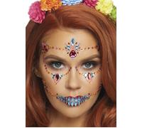 Leg Avenue Day of The Dead Skull Face Jewels