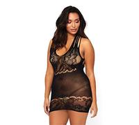 Leg Avenue Floral Lace Opaque Mini Dress UK 18 to 22