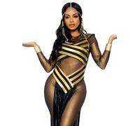 Leg Avenue Goddess Isis Costume (Medium, Black/Gold)