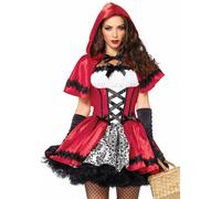 Leg Avenue Gothic Red Riding Hood Fairytale Adult Womens Halloween Costume 85230