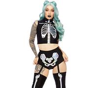 Leg Avenue Holographic Skeleton, Medium, Black, 0.3 kg
