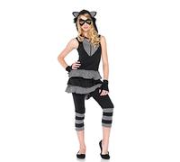 Leg Avenue J49120 Jr. Rocking Racoon Children's Fancy Dress Costume (Medium/Large, 4-Piece)