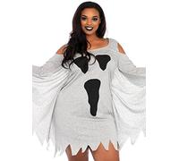 Leg Avenue Jersey Ghost Dress Women's Costumes, X-Large/XX-Large