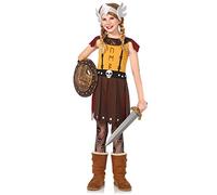 Leg Avenue Kids Dragon Warrior Costume (Small, Brown)