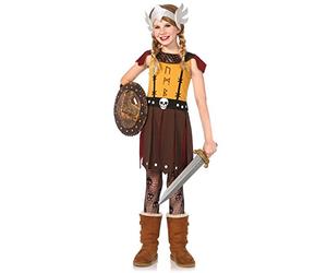 Leg Avenue Kids Dragon Warrior Costume (Small, Brown)