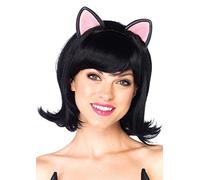 Leg Avenue Kitty Kat Bob Wig, Black