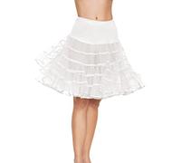 Leg Avenue Knee-Length Petticoat Model (White)