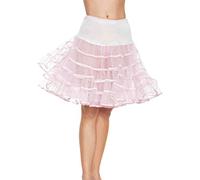 Leg Avenue Knee Length Petticoat, One Size, Pink