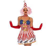 Leg Avenue LO85636 - Women's Carousel Clown Costume, Medium (Multi-Colour)