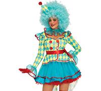 Leg Avenue LO85637 - Women's Carnival Clown Costume, Small (Multi-Colour)