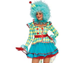Leg Avenue LO85637 - Women's Carnival Clown Costume, Small (Multi-Colour)