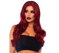 Leg Avenue Long Wavy Red Wig - One size - Red Red