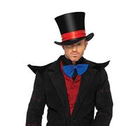 Leg Avenue Men's Velvet Top Hat (Black)