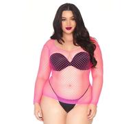 Leg Avenue Net Long Sleeved Shirt Plus Size 14 To 18