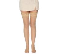 Leg Avenue Stay Up Sheer Thigh Hold Ups Nude Size 6 To 12