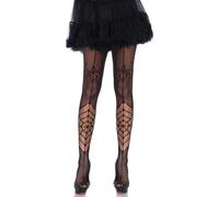 Leg Avenue One Size. Black Itsy Bitsy Spider Net Pantyhose