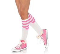 Leg Avenue One Size White Sweetheart Athletic Knee Socks