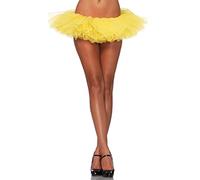 Leg Avenue Organza Tutu, One Size, Yellow