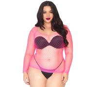 Leg Avenue Net Long Sleeved Shirt Plus Size 14 To 18