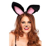Leg Avenue Black Plush Bunny Ears