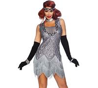 Leg Avenue Roaring Roxy, Large, Silver, 0.3 kg